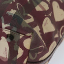 BURBERRY Nova Check Tote Bag PVC Leather Red Auth hk959-15