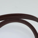 BURBERRY Nova Check Tote Bag PVC Leather Red Auth hk959-14