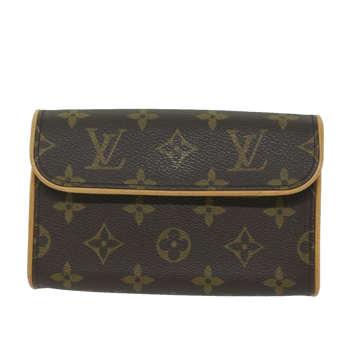 LOUIS VUITTON Monogram Pochette Florentine Waist bag M51855 LV Auth hk975