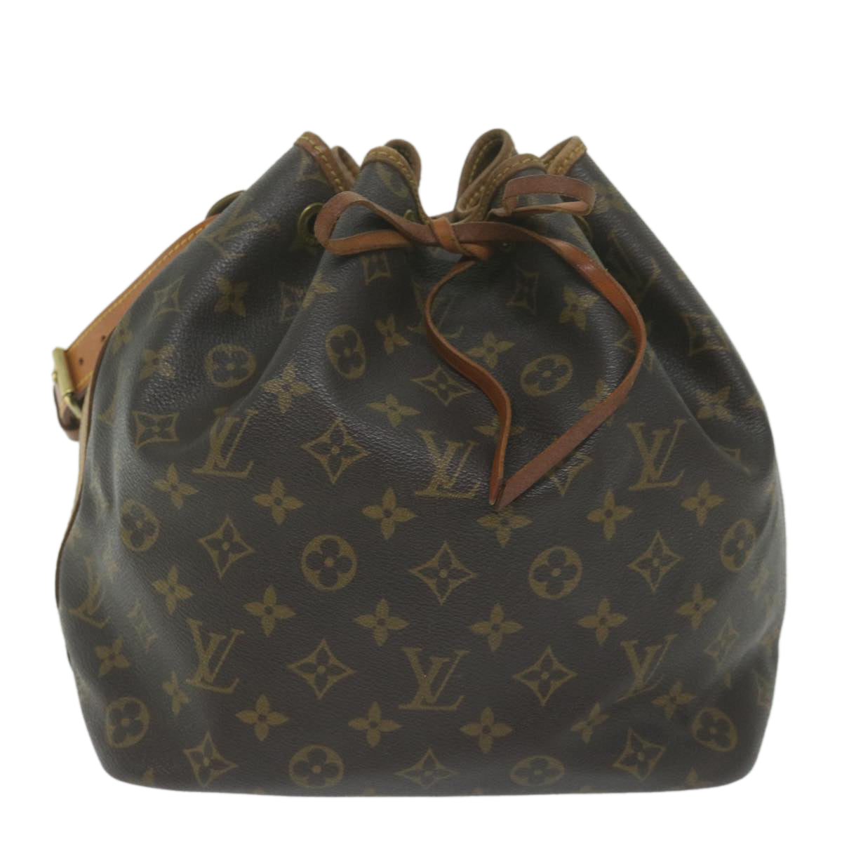 LOUIS VUITTON Monogram Petit Noe Shoulder Bag M42226 LV Auth hk986