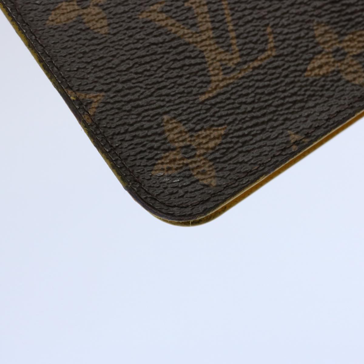 LOUIS VUITTON Monogram iPhone Case Yellow M61908 LV Auth hk990