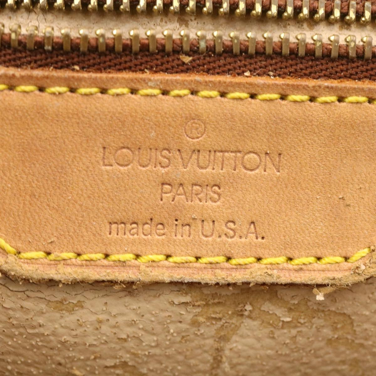 LOUIS VUITTON Monogram Bucket GM Shoulder Bag M42236 LV Auth hs011