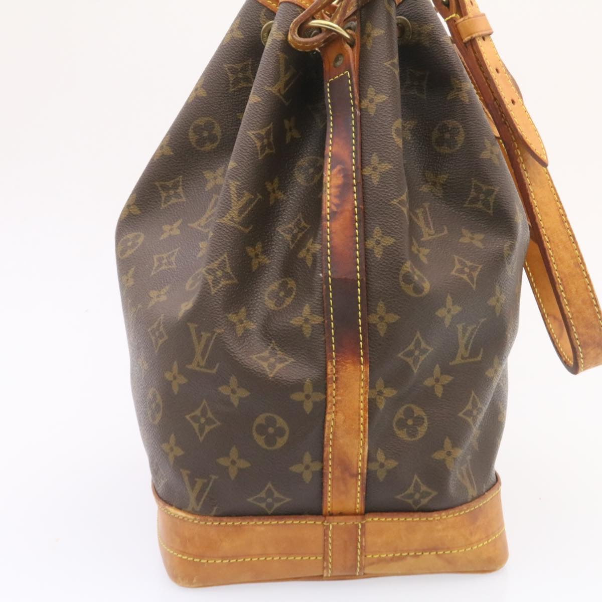 LOUIS VUITTON Monogram Noe Shoulder Bag M42224 LV Auth hs100