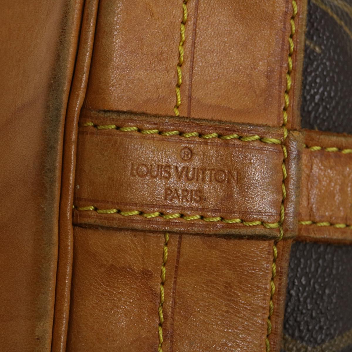LOUIS VUITTON Monogram Noe Shoulder Bag M42224 LV Auth hs1002