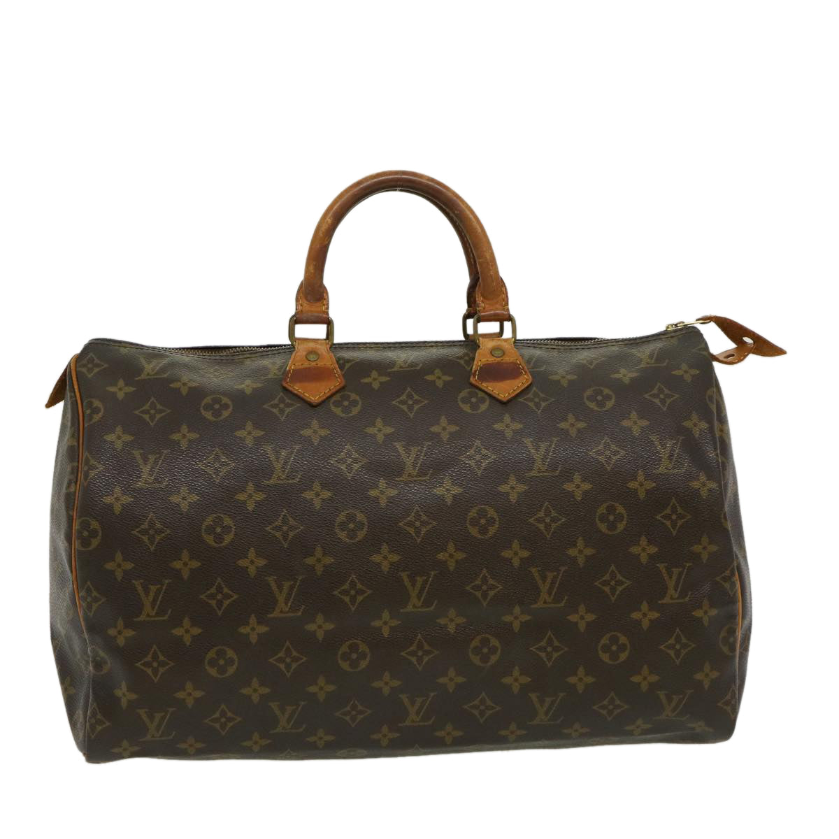 LOUIS VUITTON Monogram Speedy 40 Hand Bag M41522 LV Auth hs1039