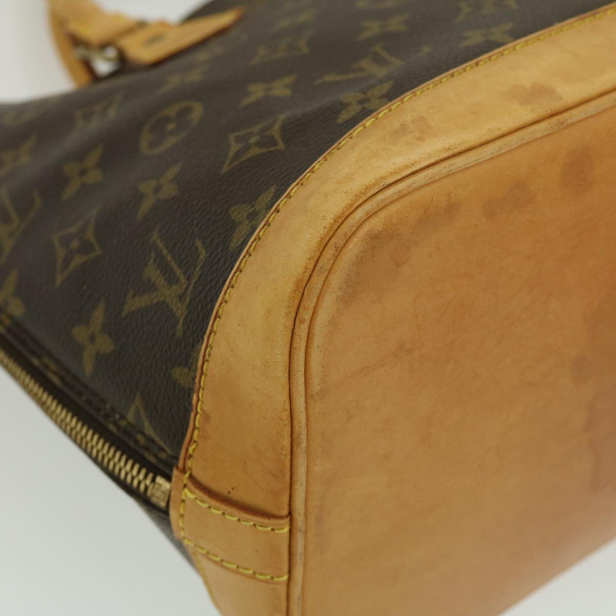 LOUIS VUITTON Monogram Alma Hand Bag M51130 LV Auth hs1068