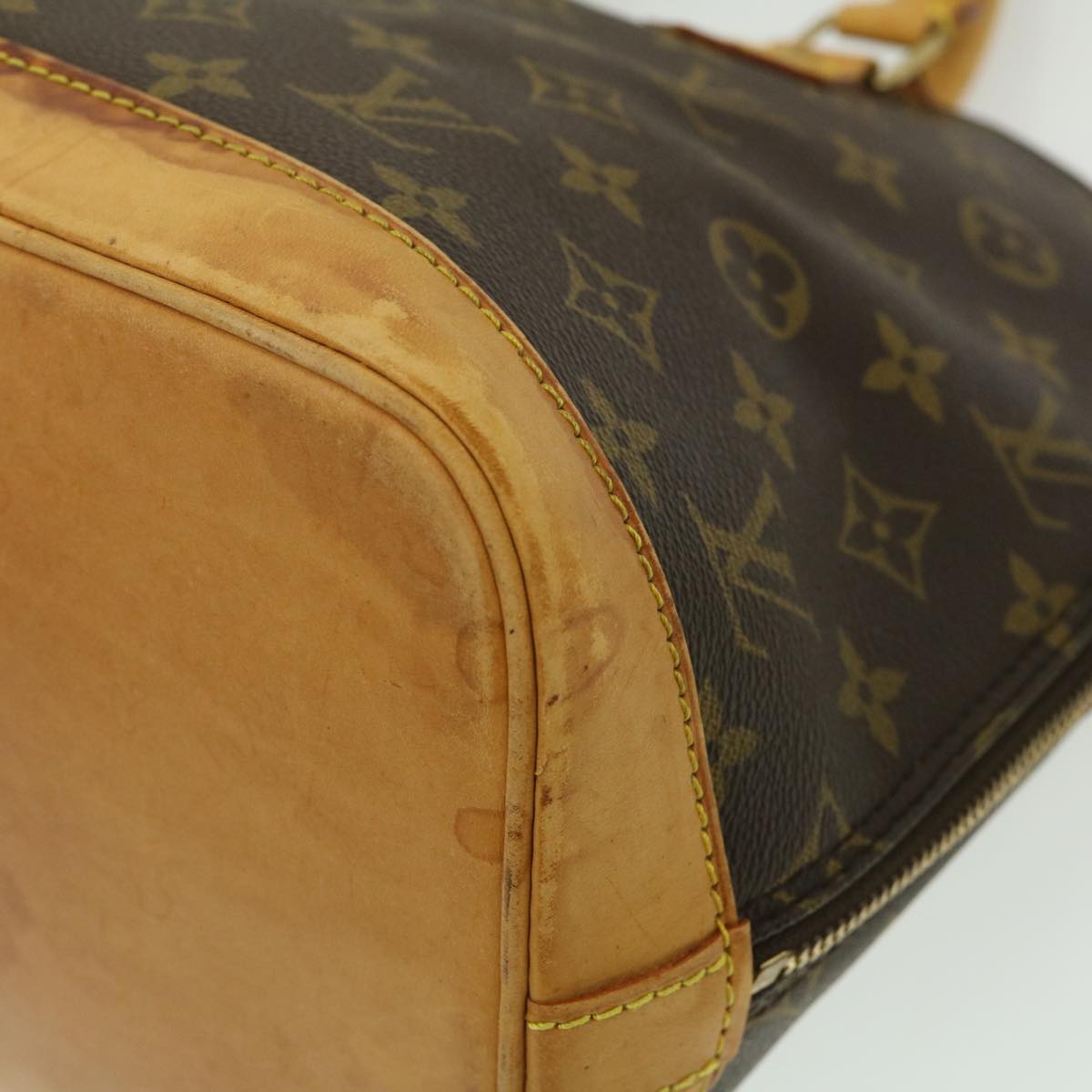 LOUIS VUITTON Monogram Alma Hand Bag M51130 LV Auth hs1068