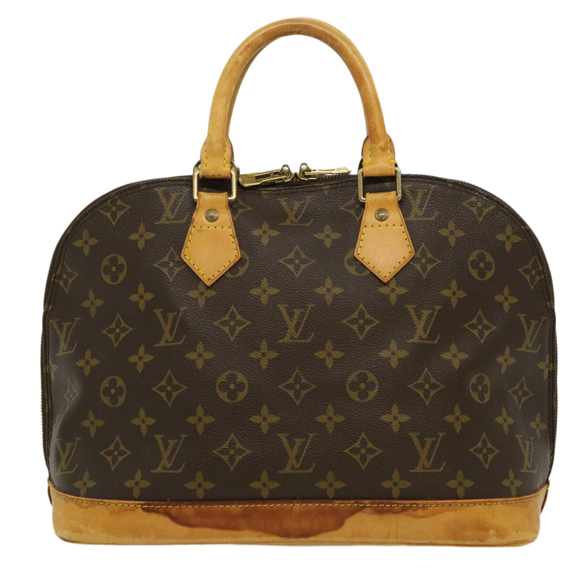 LOUIS VUITTON Monogram Alma Hand Bag M51130 LV Auth hs1068