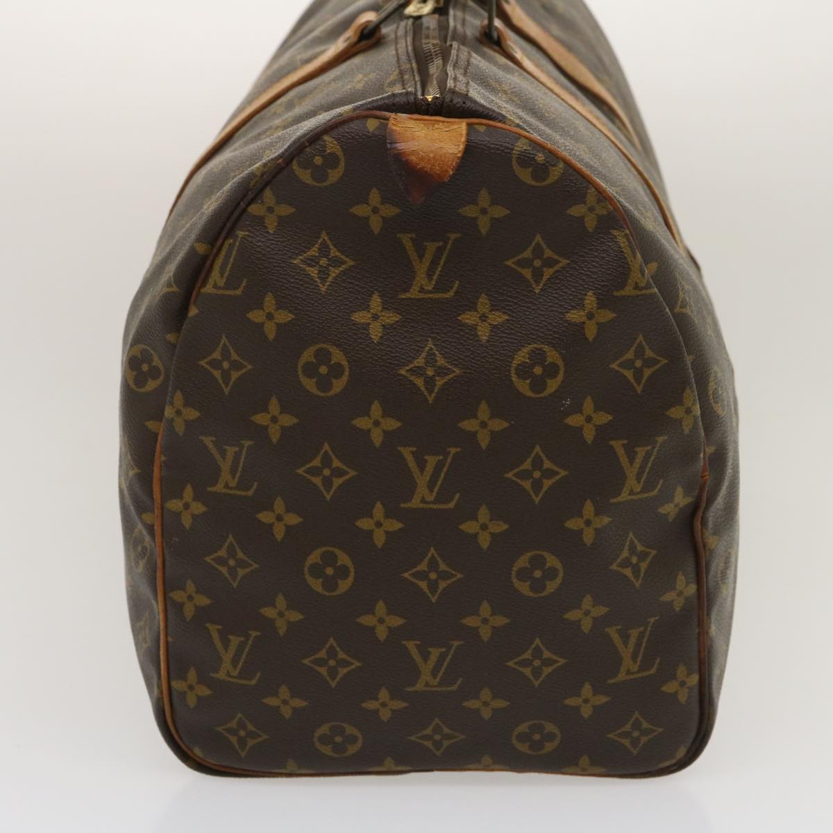 LOUIS VUITTON Monogram Keepall 50 Boston Bag M41426 LV Auth hs1103