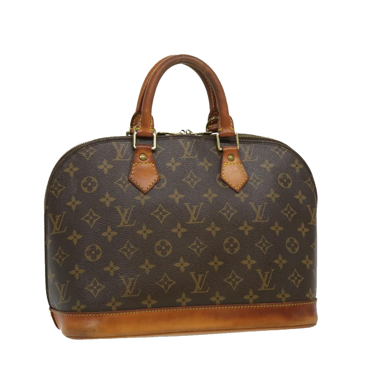 LOUIS VUITTON Monogram Alma Hand Bag M51130 LV Auth hs1122