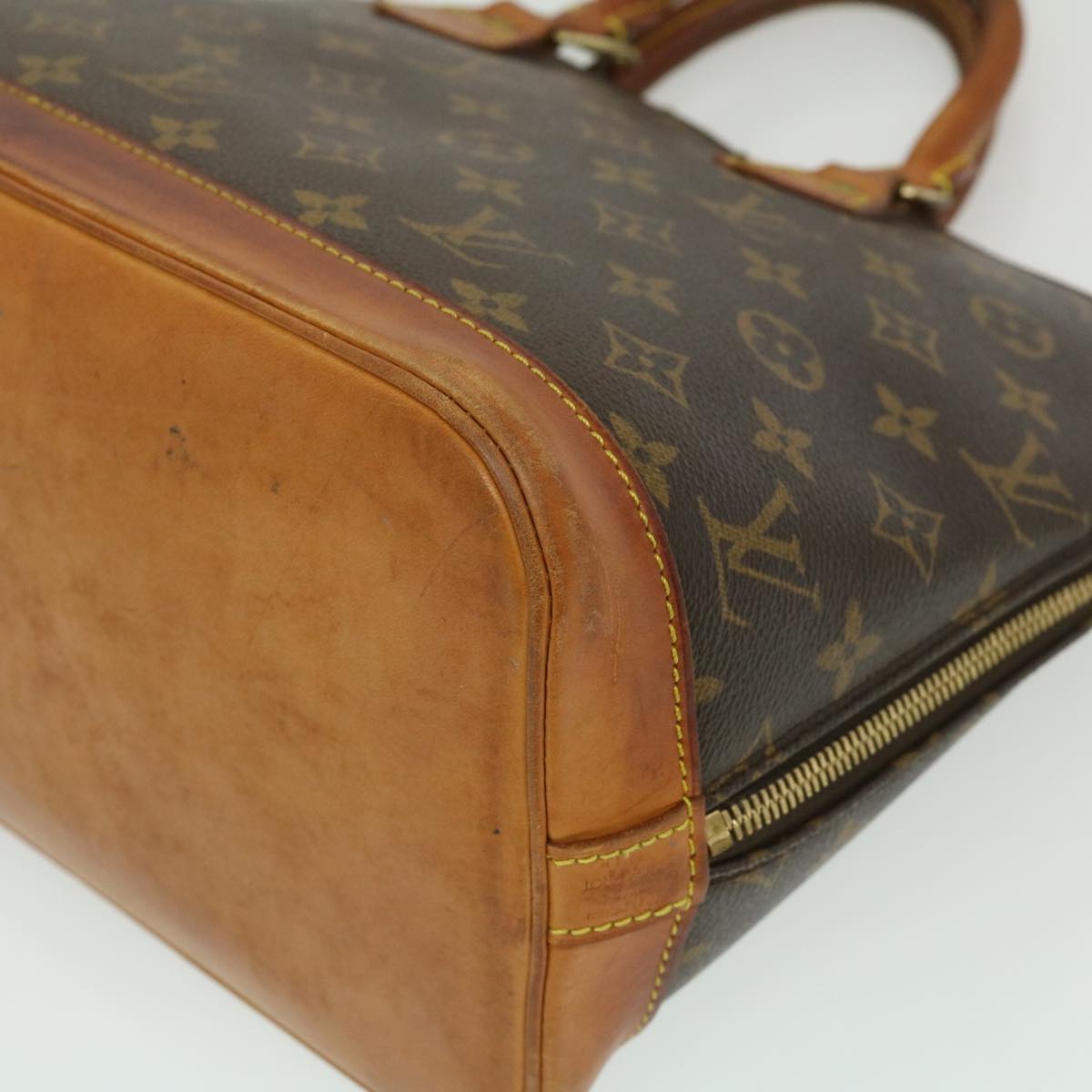 LOUIS VUITTON Monogram Alma Hand Bag M51130 LV Auth hs1122