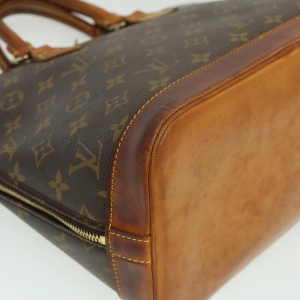 LOUIS VUITTON Monogram Alma Hand Bag M51130 LV Auth hs1122