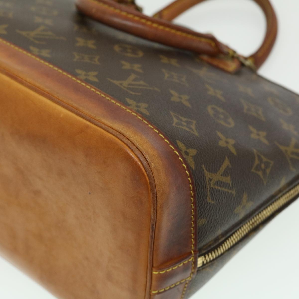 LOUIS VUITTON Monogram Alma Hand Bag M51130 LV Auth hs1122