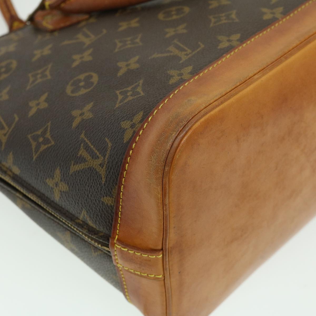 LOUIS VUITTON Monogram Alma Hand Bag M51130 LV Auth hs1122