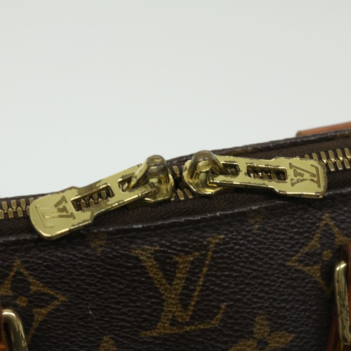 LOUIS VUITTON Monogram Alma Hand Bag M51130 LV Auth hs1122