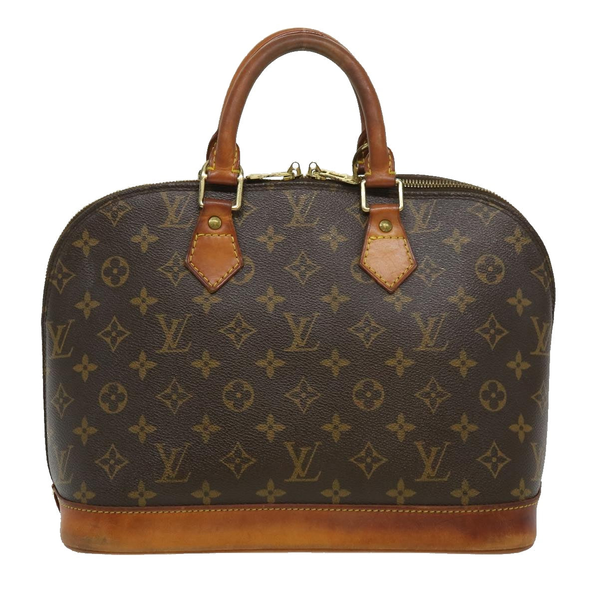 LOUIS VUITTON Monogram Alma Hand Bag M51130 LV Auth hs1122