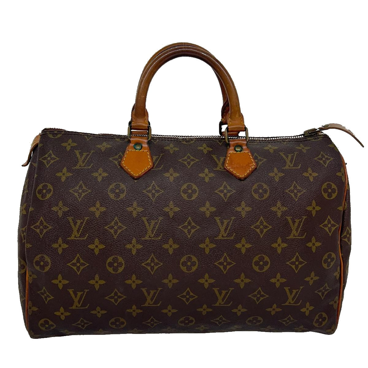 LOUIS VUITTON Monogram Speedy 35 Hand Bag M41524 LV Auth hs1216