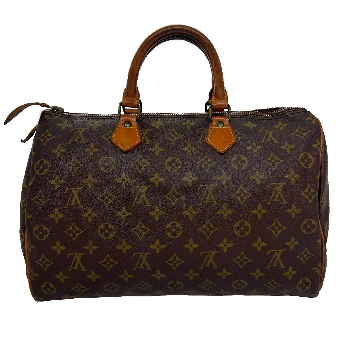 LOUIS VUITTON Monogram Speedy 35 Hand Bag M41524 LV Auth hs1216 - 0