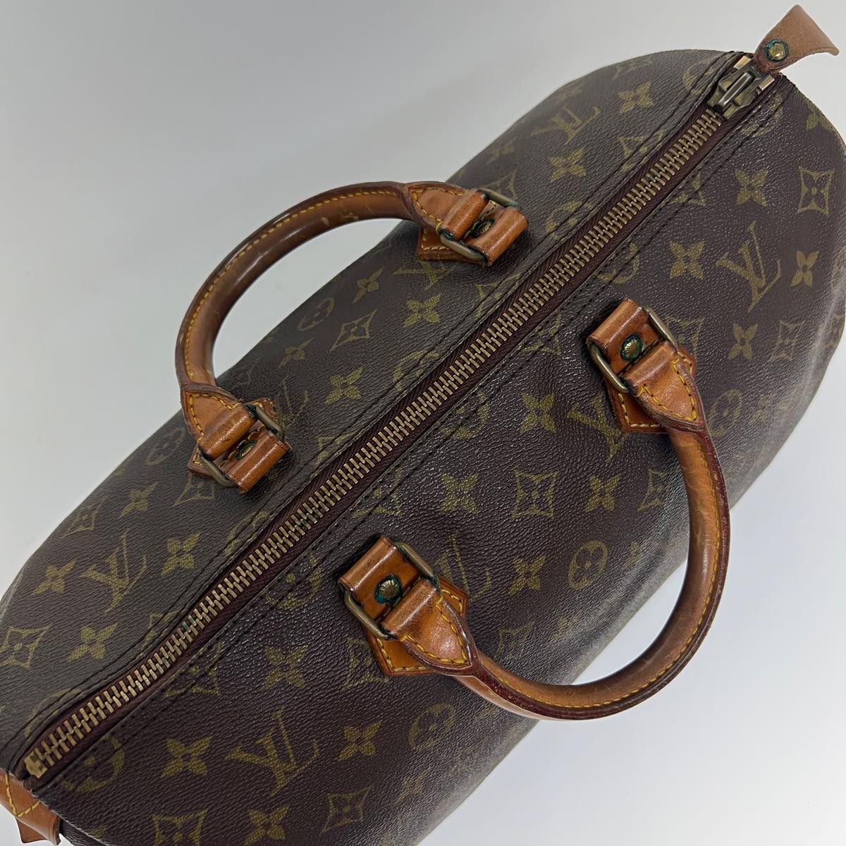 LOUIS VUITTON Monogram Speedy 35 Hand Bag M41524 LV Auth hs1216