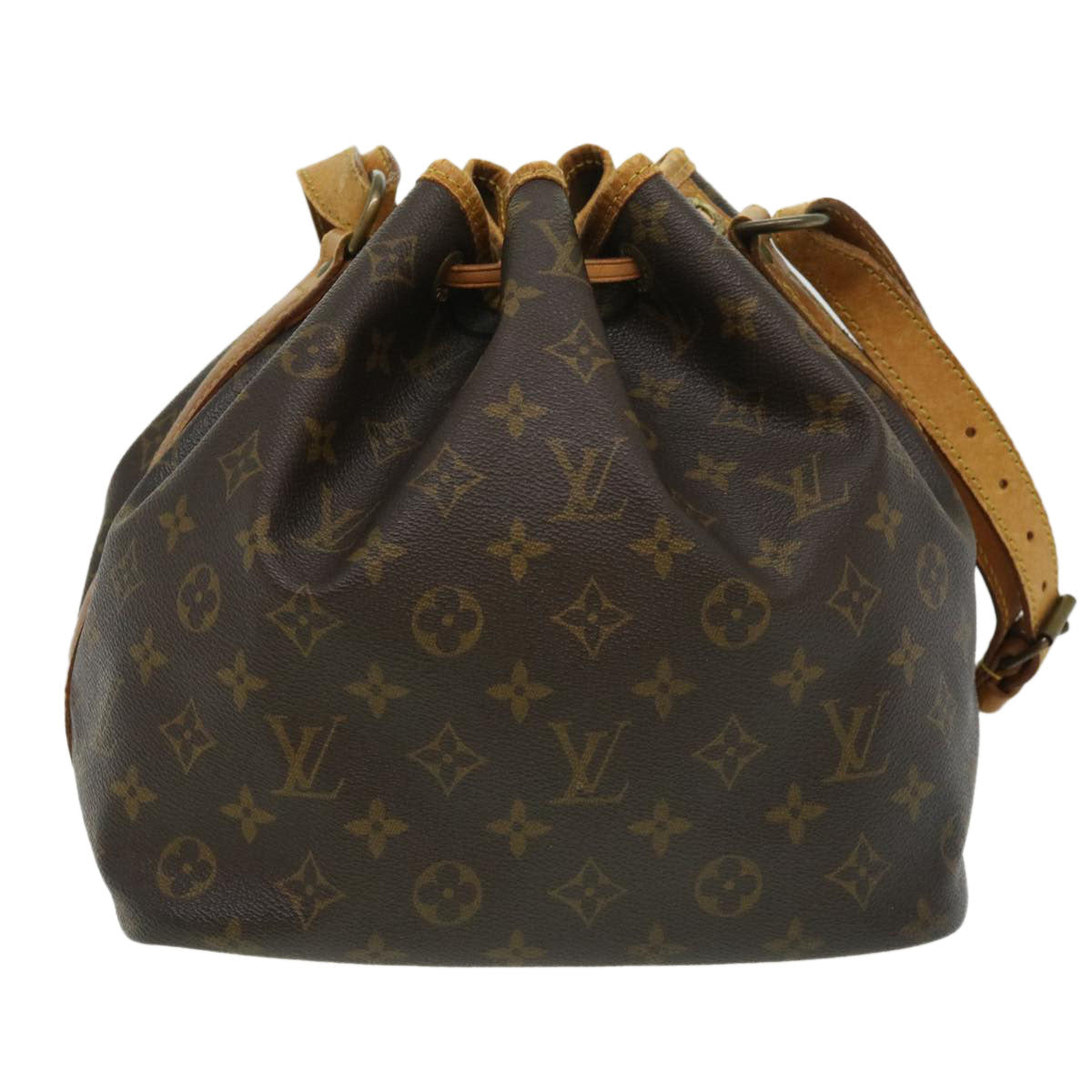 LOUIS VUITTON Monogram Petit Noe Shoulder Bag M42226 LV Auth hs1245 - 0