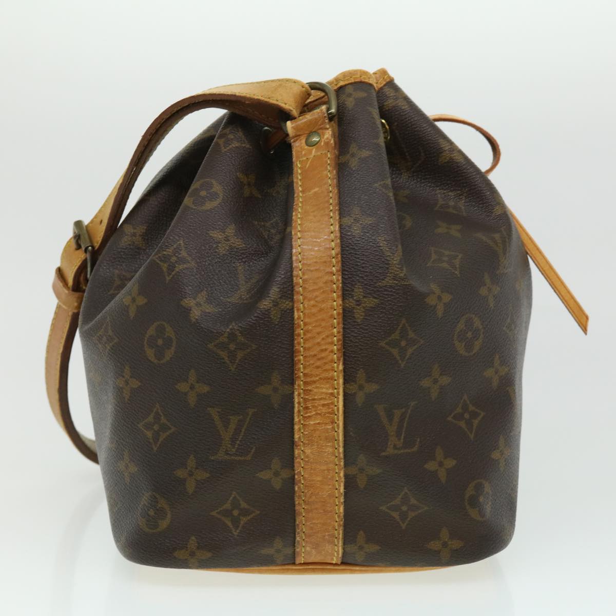 LOUIS VUITTON Monogram Petit Noe Shoulder Bag M42226 LV Auth hs1245