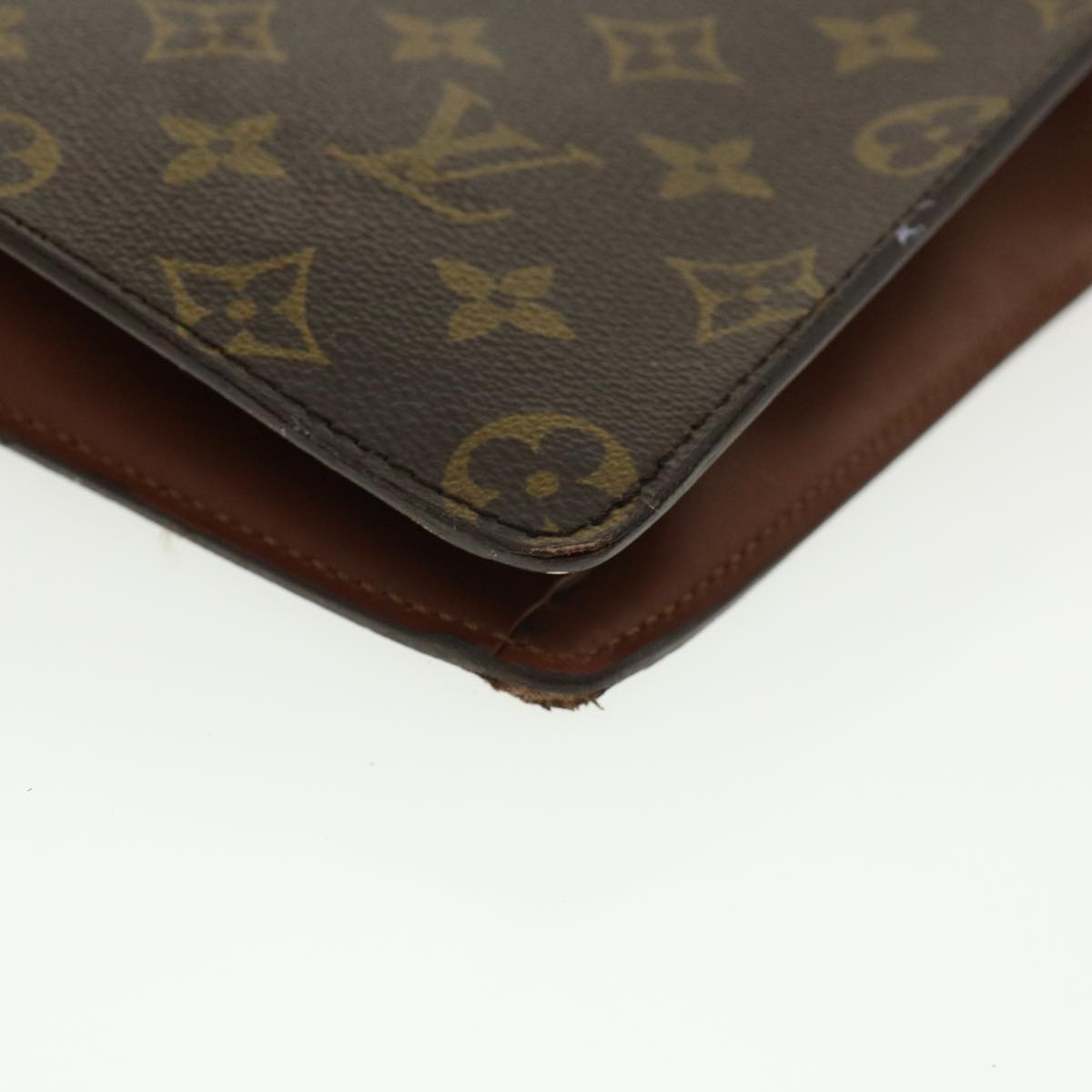 LOUIS VUITTON Monogram Pochette Homme Clutch Bag M51795 LV Auth hs1249