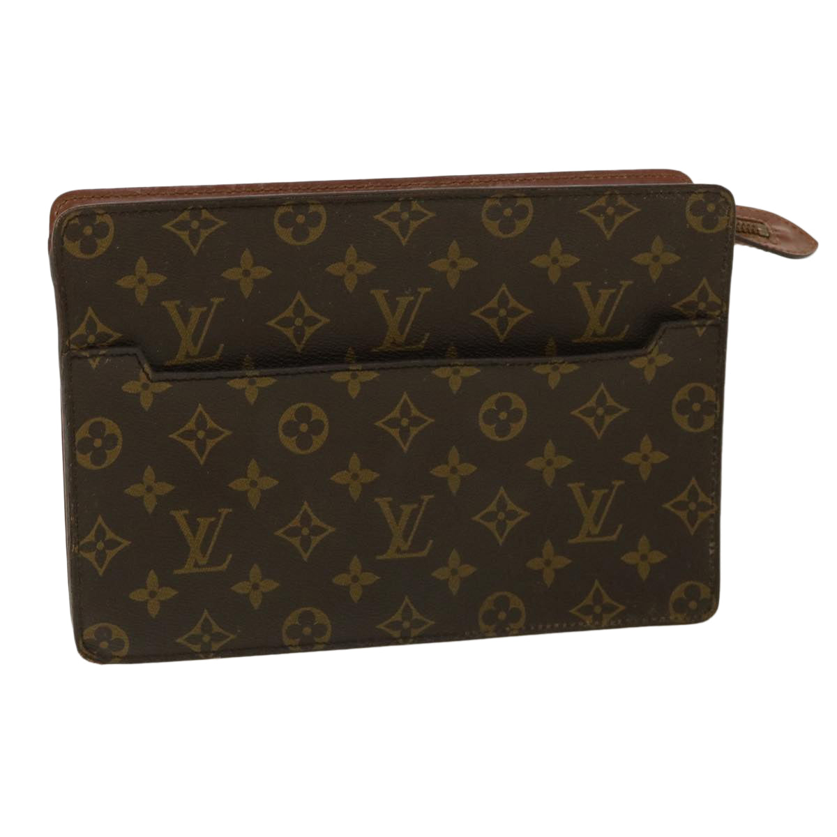 LOUIS VUITTON Monogram Pochette Homme Clutch Bag M51795 LV Auth hs1249