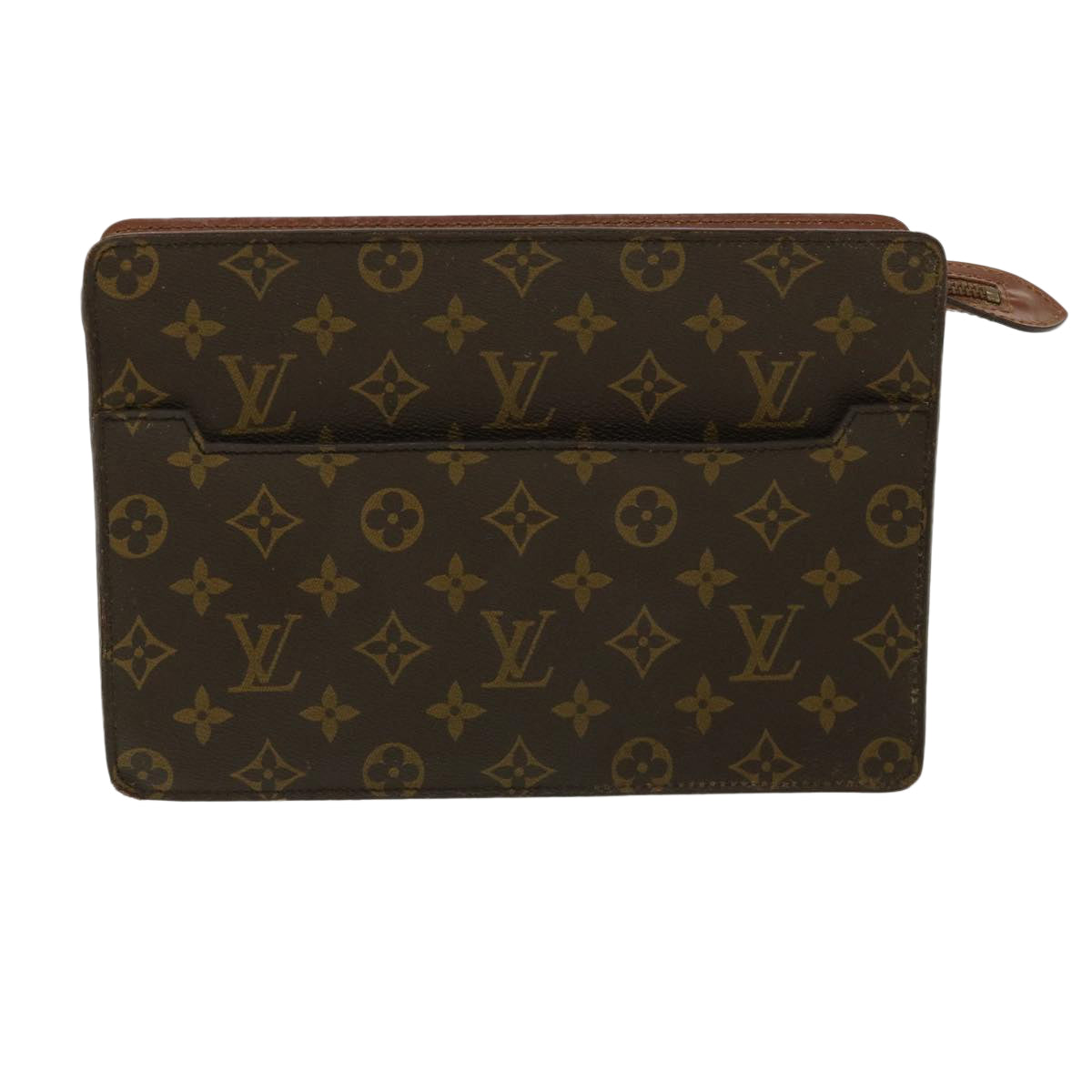 LOUIS VUITTON Monogram Pochette Homme Clutch Bag M51795 LV Auth hs1249