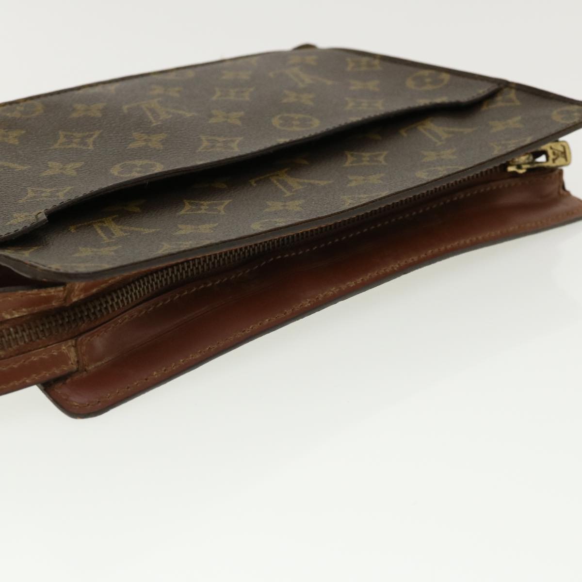 LOUIS VUITTON Monogram Pochette Homme Clutch Bag M51795 LV Auth hs1249