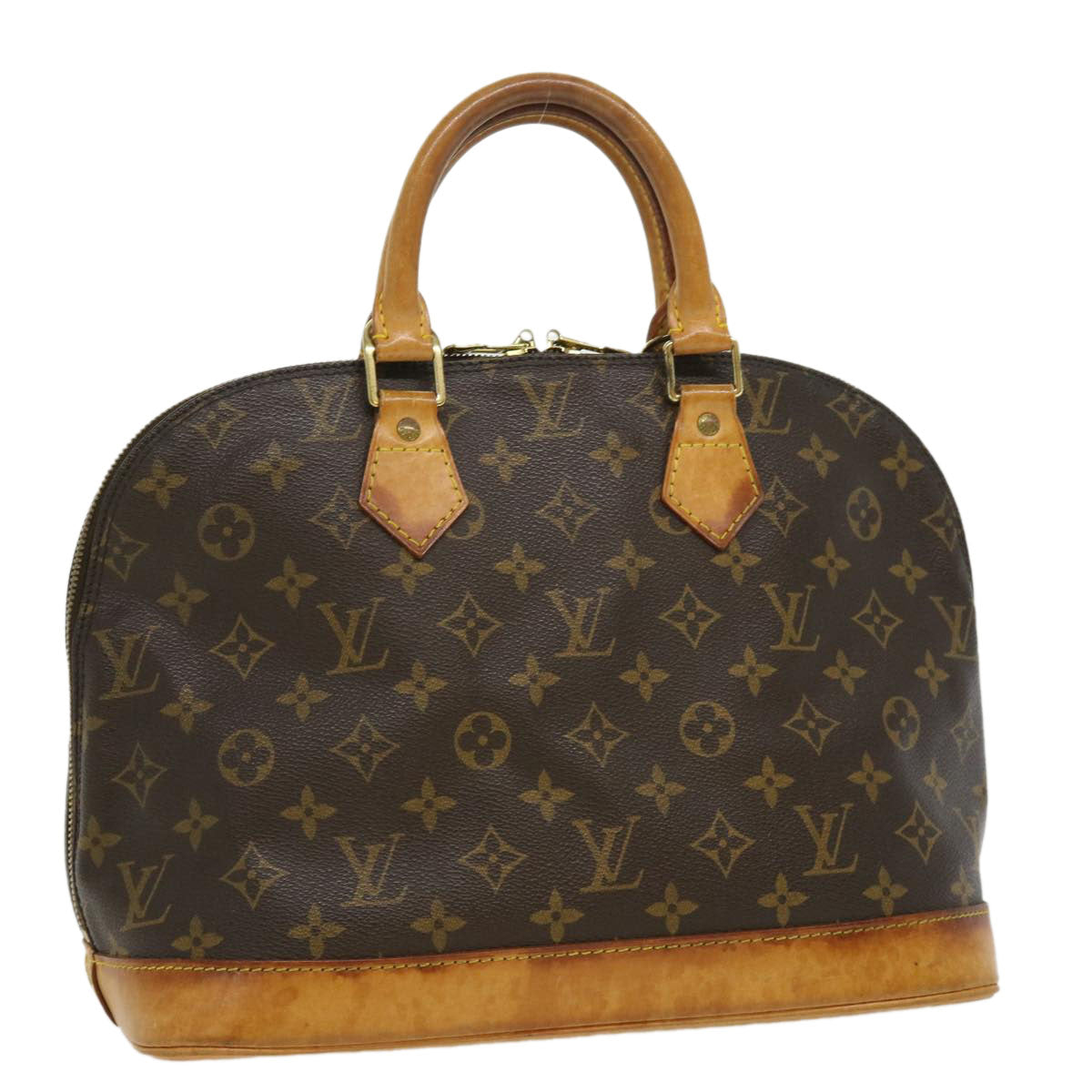 LOUIS VUITTON Monogram Alma Hand Bag M51130 LV Auth hs1253