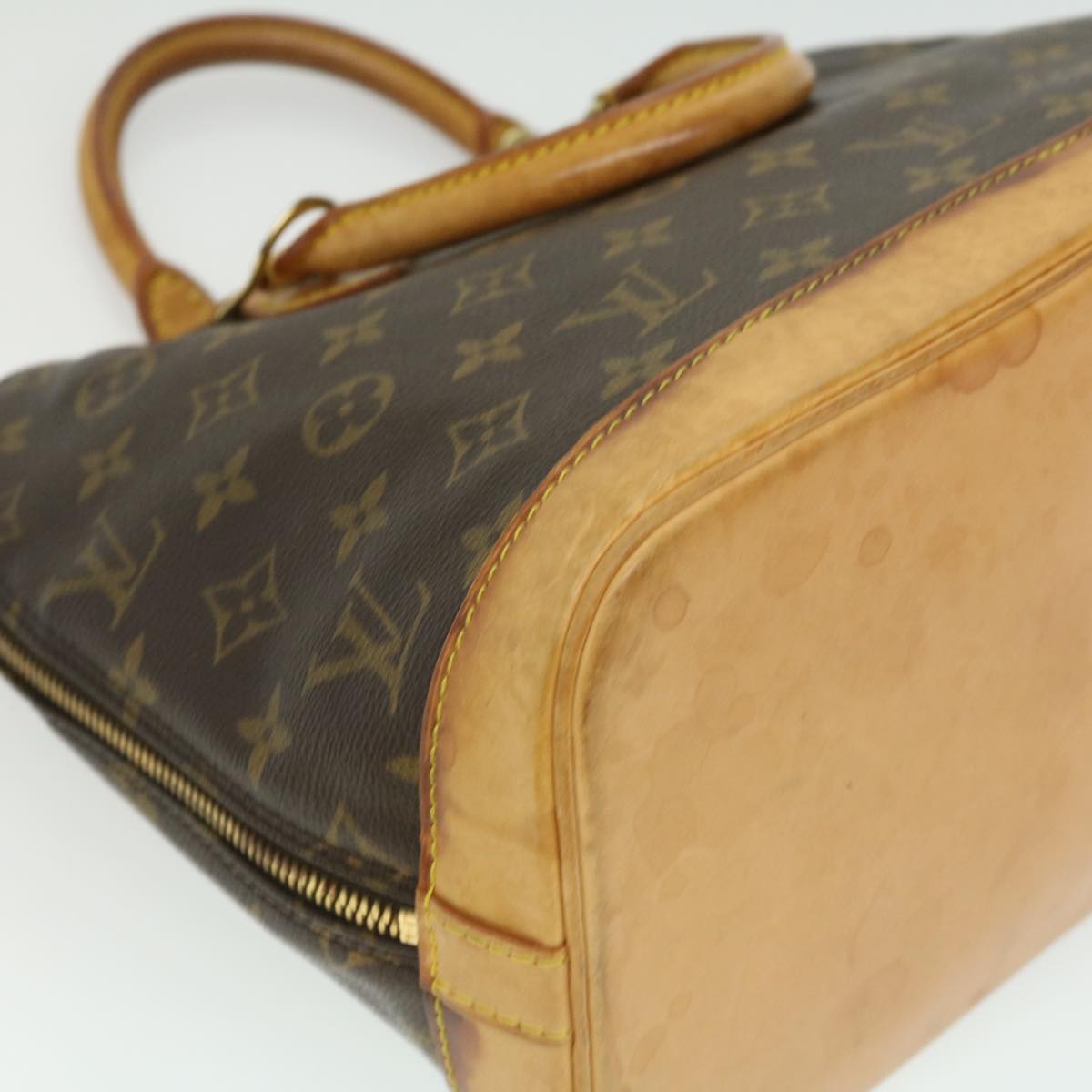 LOUIS VUITTON Monogram Alma Hand Bag M51130 LV Auth hs1253