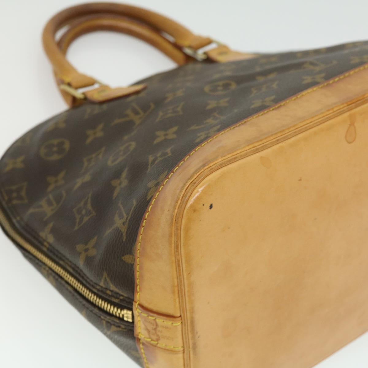 LOUIS VUITTON Monogram Alma Hand Bag M51130 LV Auth hs1253