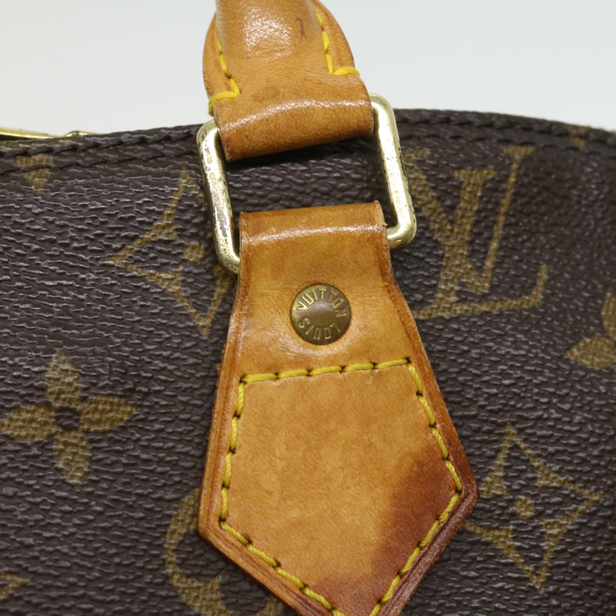 LOUIS VUITTON Monogram Alma Hand Bag M51130 LV Auth hs1253