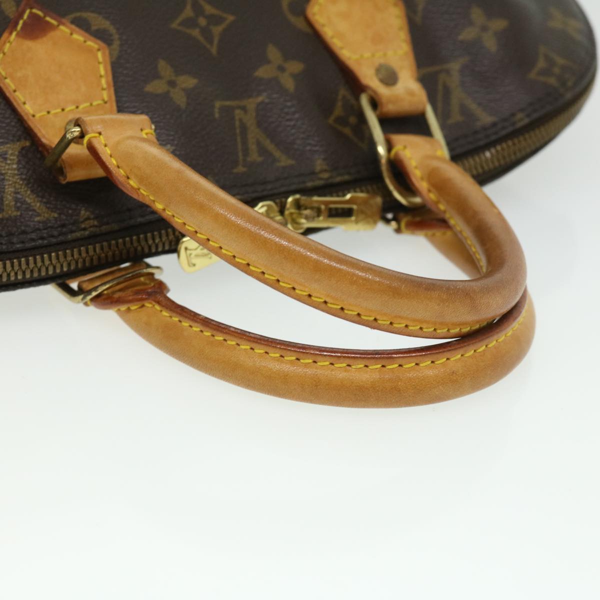 LOUIS VUITTON Monogram Alma Hand Bag M51130 LV Auth hs1253