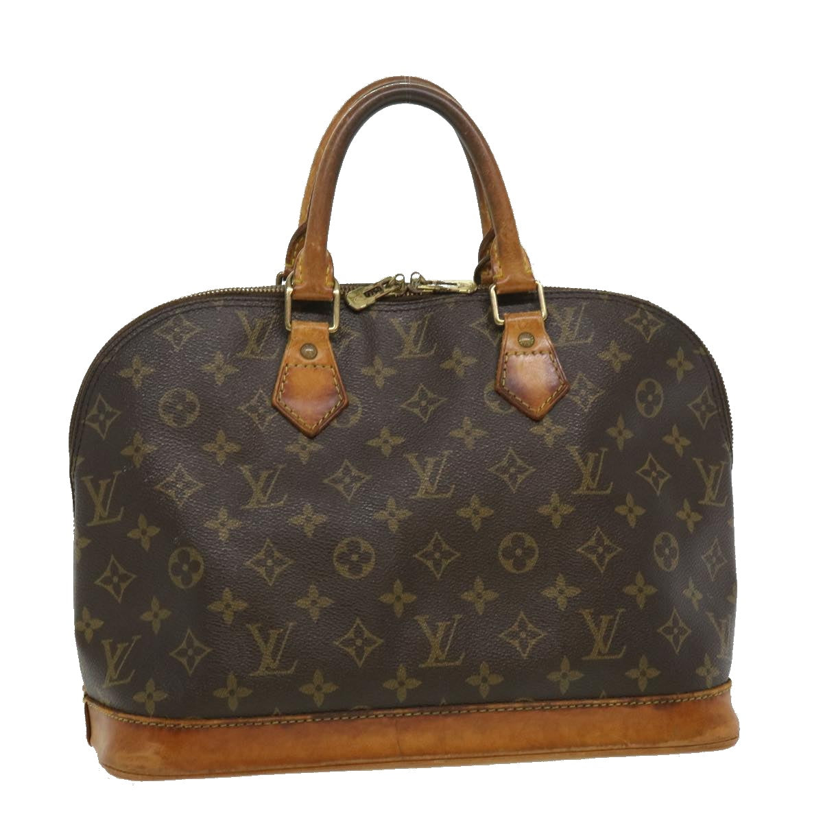 LOUIS VUITTON Monogram Alma Hand Bag M51130 LV Auth hs1254