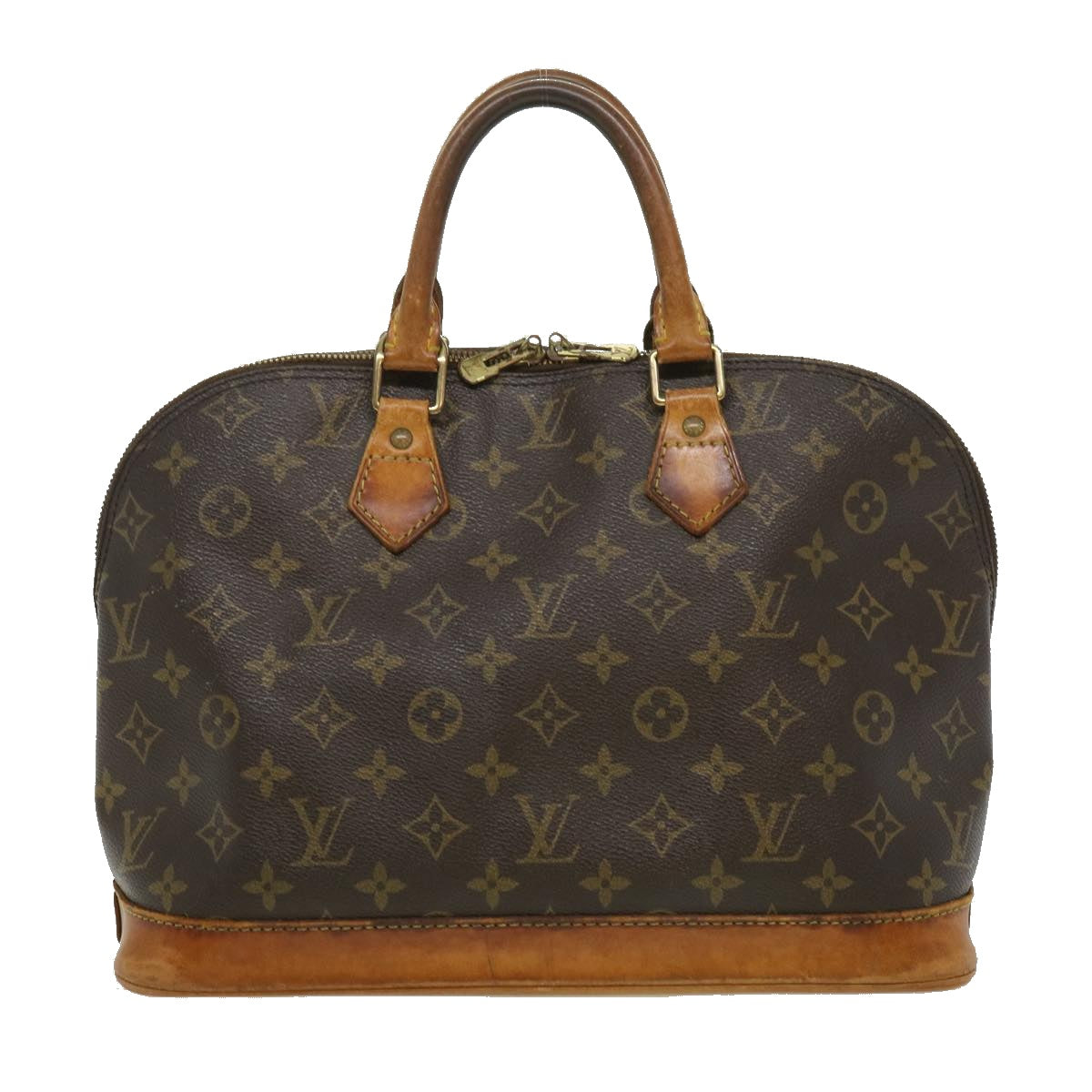 LOUIS VUITTON Monogram Alma Hand Bag M51130 LV Auth hs1254