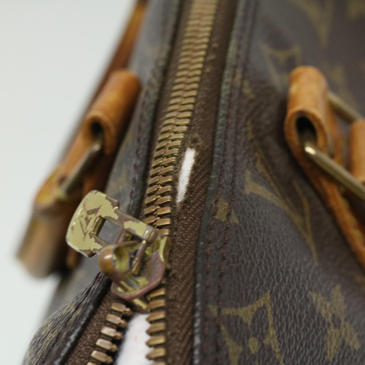 LOUIS VUITTON Monogram Alma Hand Bag M51130 LV Auth hs1254