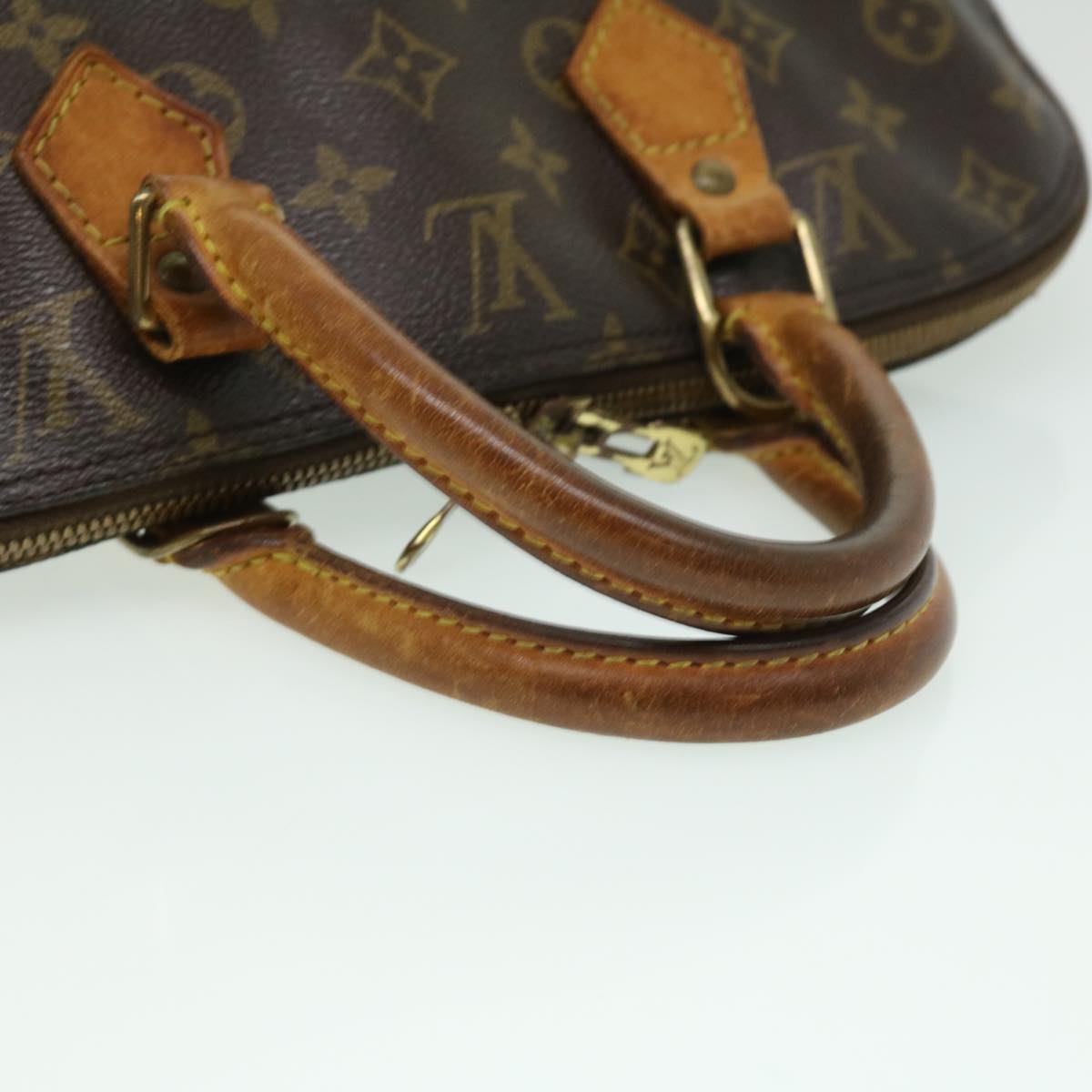 LOUIS VUITTON Monogram Alma Hand Bag M51130 LV Auth hs1254