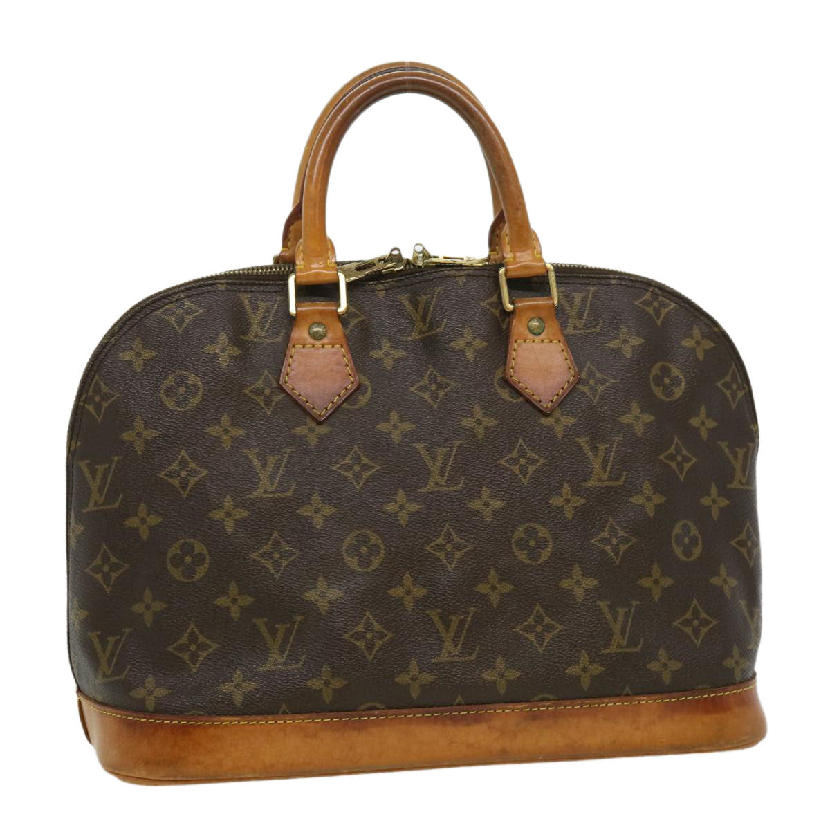 LOUIS VUITTON Monogram Alma Hand Bag M51130 LV Auth hs1255