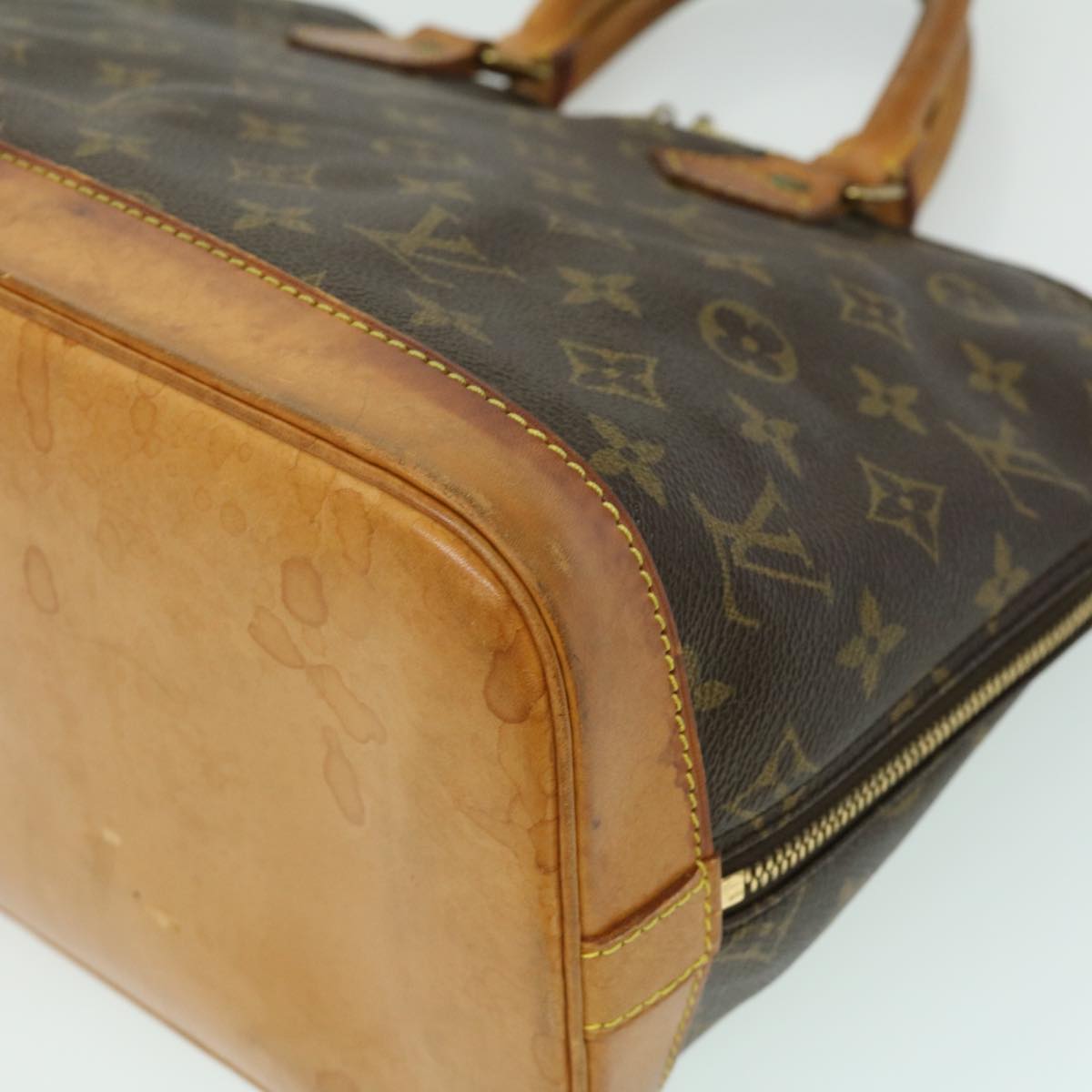 LOUIS VUITTON Monogram Alma Hand Bag M51130 LV Auth hs1255