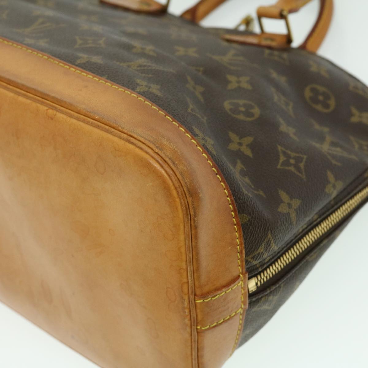 LOUIS VUITTON Monogram Alma Hand Bag M51130 LV Auth hs1255