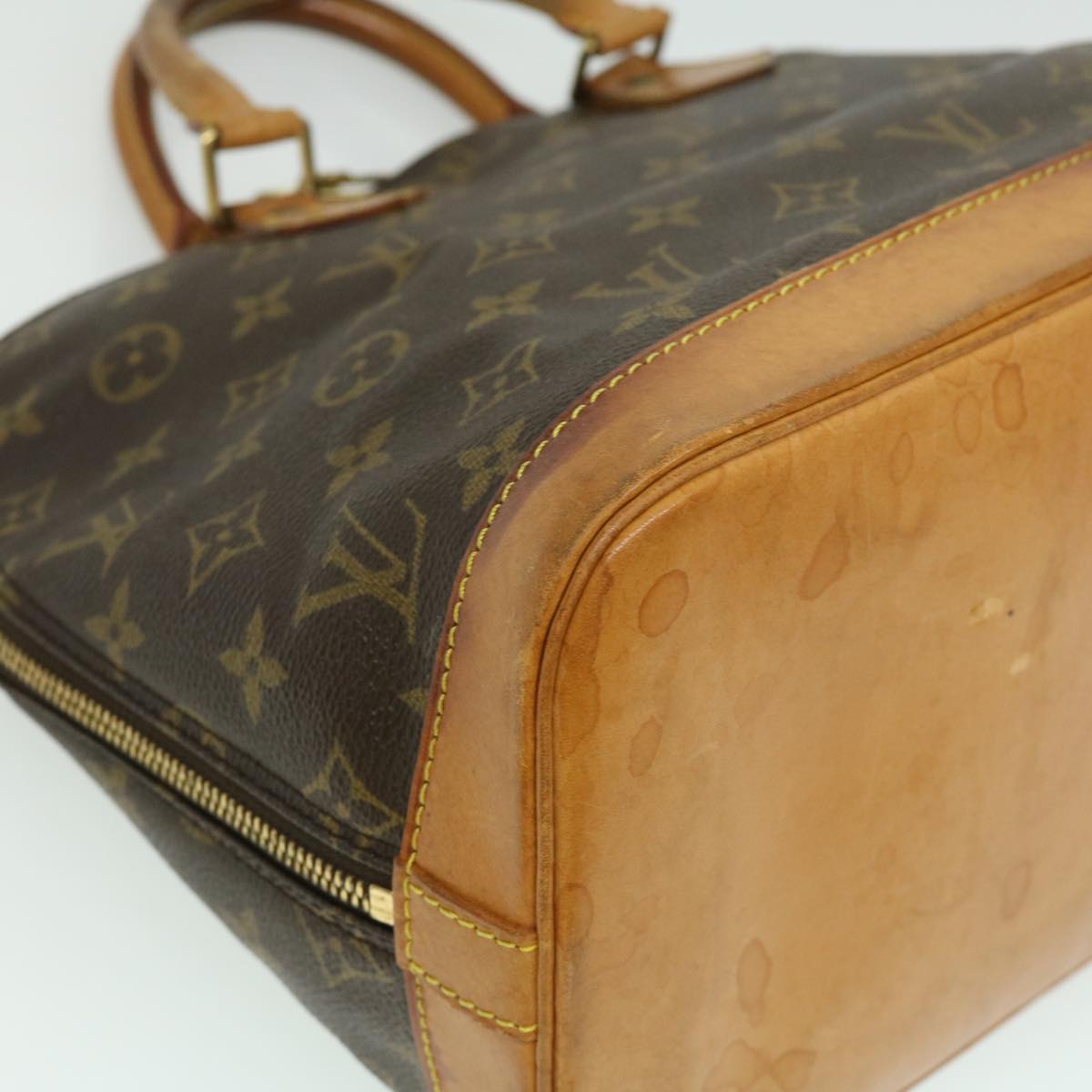 LOUIS VUITTON Monogram Alma Hand Bag M51130 LV Auth hs1255