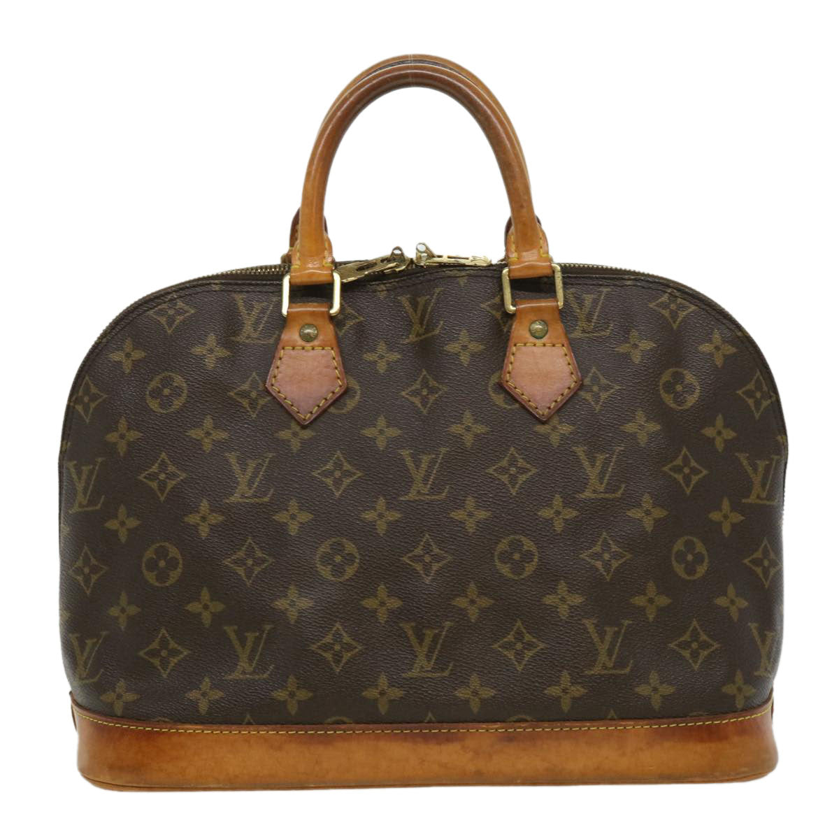 LOUIS VUITTON Monogram Alma Hand Bag M51130 LV Auth hs1255