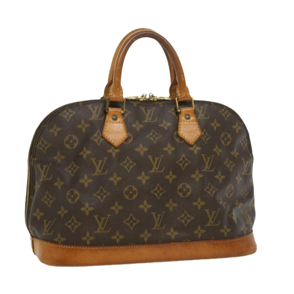 LOUIS VUITTON Monogram Alma Hand Bag M51130 LV Auth hs1256