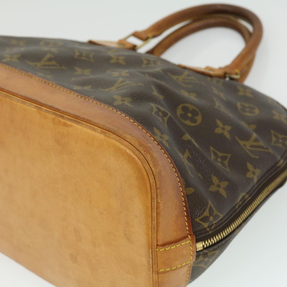 LOUIS VUITTON Monogram Alma Hand Bag M51130 LV Auth hs1256