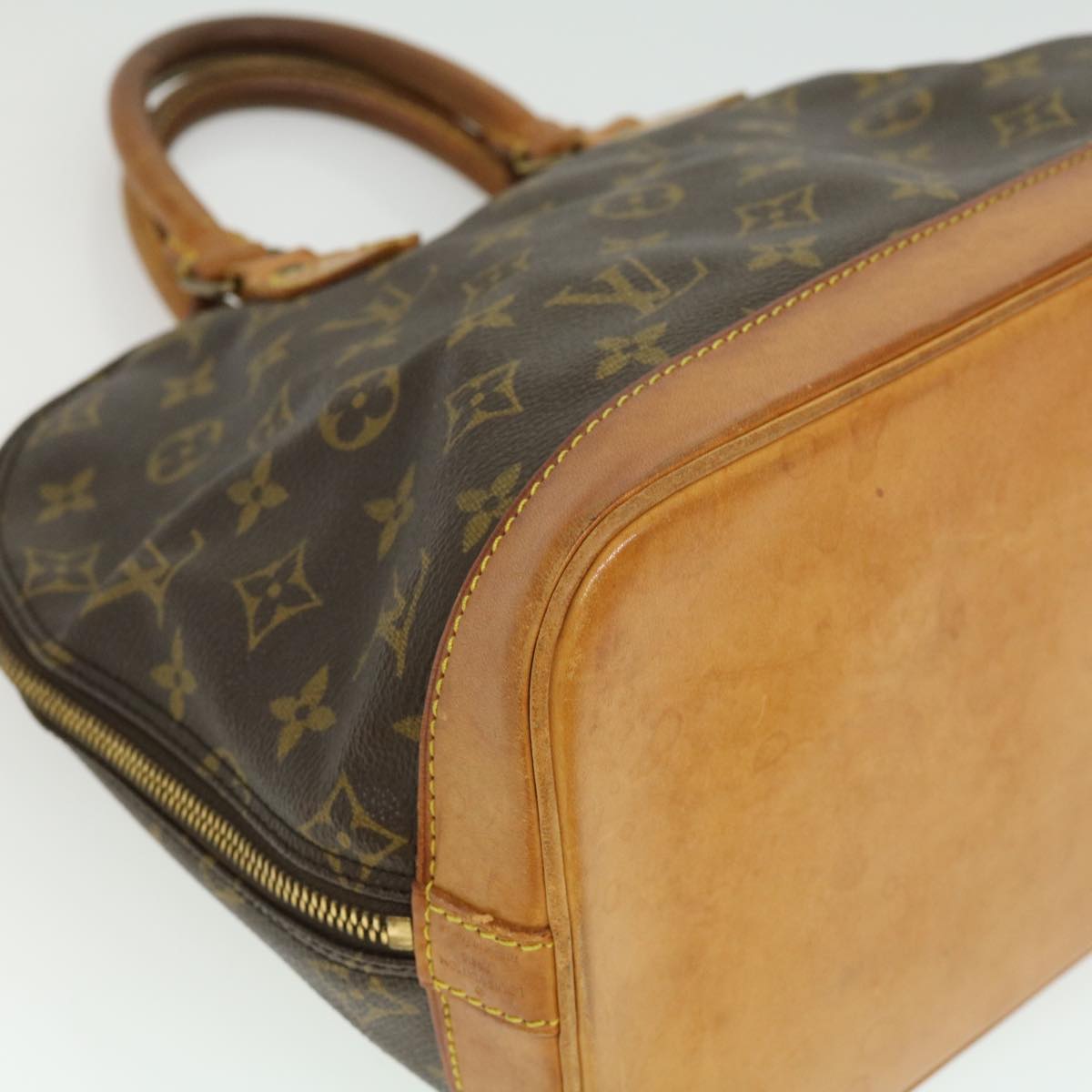 LOUIS VUITTON Monogram Alma Hand Bag M51130 LV Auth hs1256