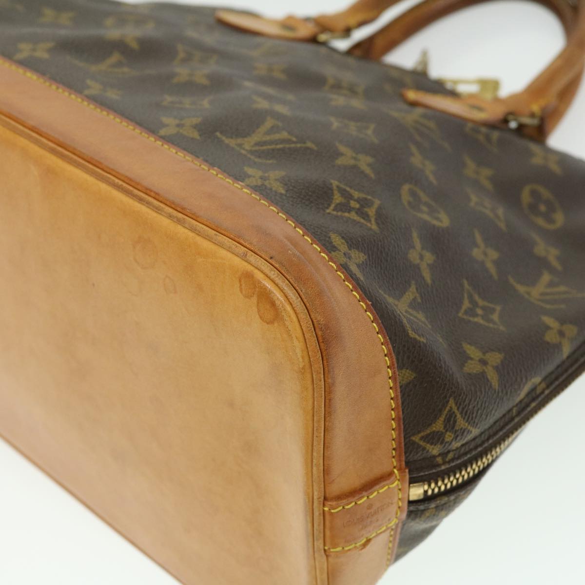 LOUIS VUITTON Monogram Alma Hand Bag M51130 LV Auth hs1256