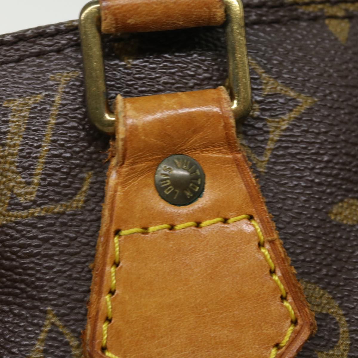 LOUIS VUITTON Monogram Alma Hand Bag M51130 LV Auth hs1256