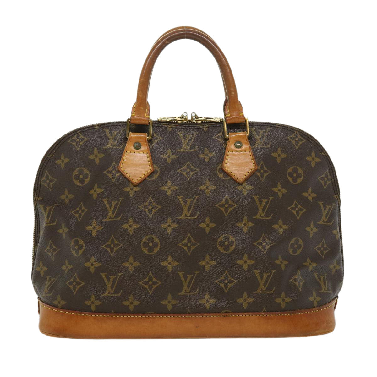 LOUIS VUITTON Monogram Alma Hand Bag M51130 LV Auth hs1256