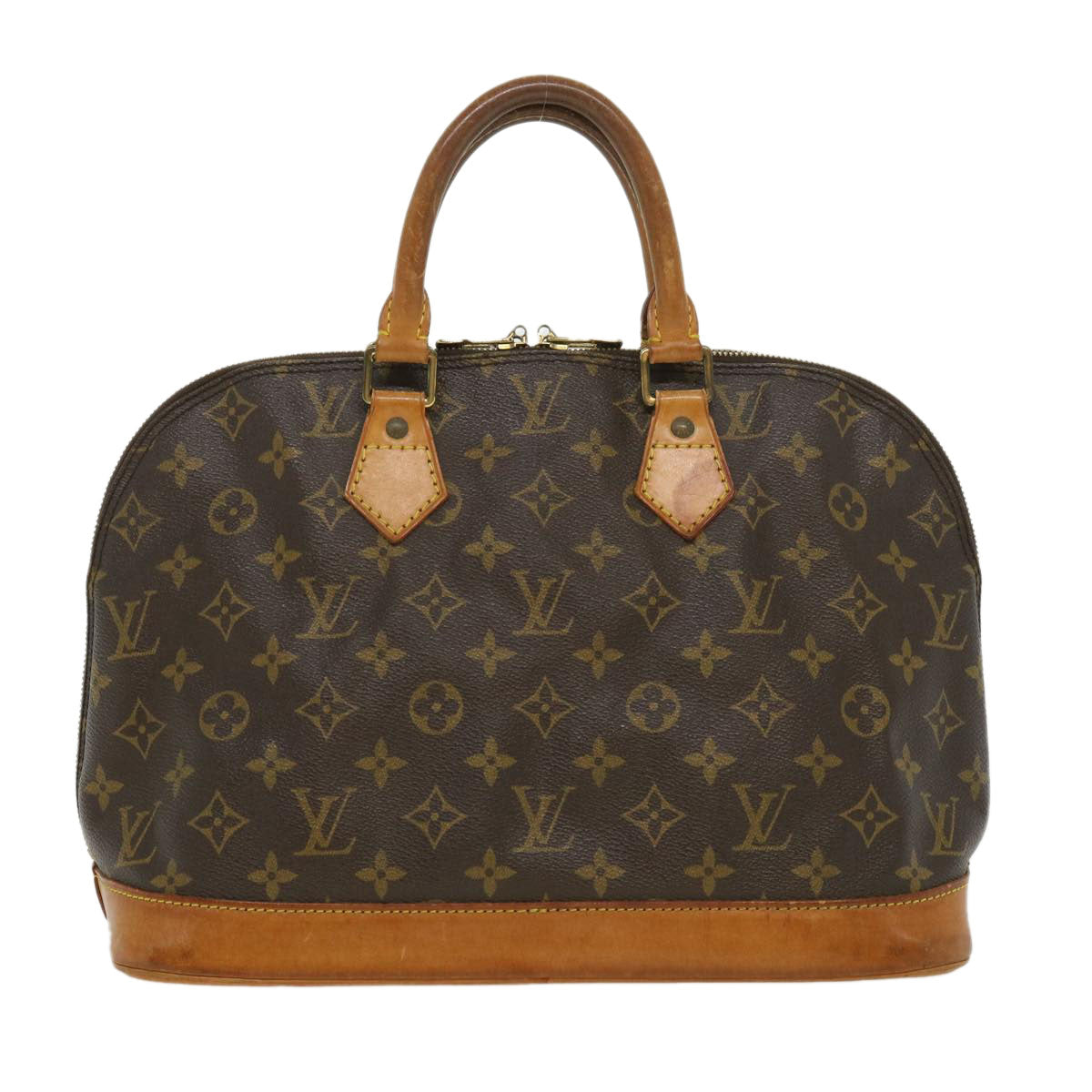 LOUIS VUITTON Monogram Alma Hand Bag M51130 LV Auth hs1256